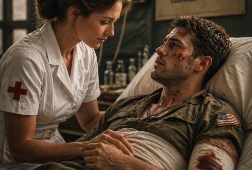 erotica - the nurse and her injured soldier