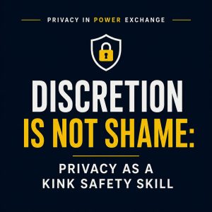 Privacy - Discretion