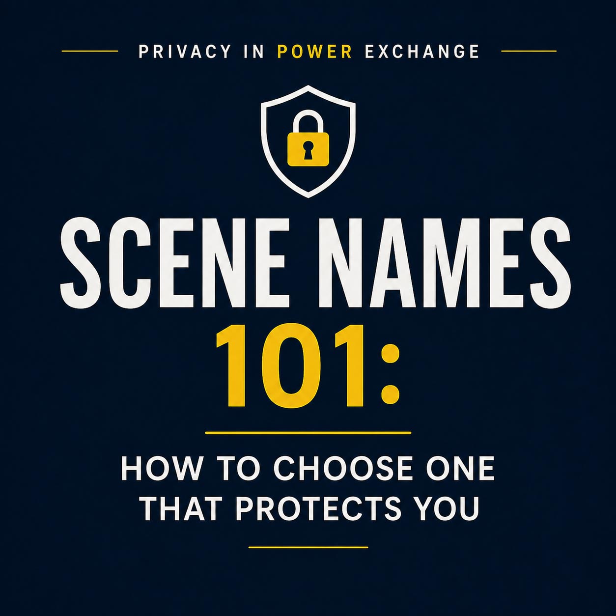 Privacy - Scene Names