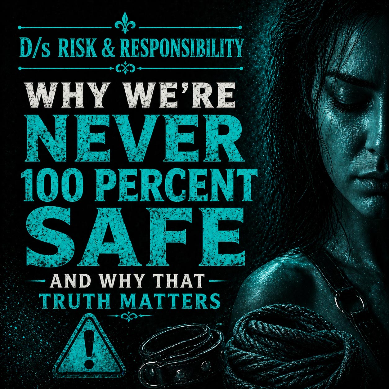 new series - "D/s RISK & RESPONSIBILITY" article title is: Why BDSM Is Never 100 Percent Safe And Why That Truth Matters