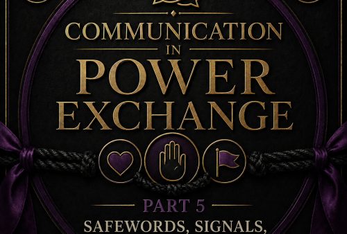 Communication in Power Exchange Part 5 - Safewords, Signals, and Safety Planning