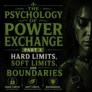 Psychology of Power Exchange Part 3 - Hard Limits, Soft Limits, and Boundaries