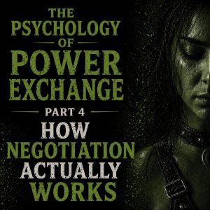 Psychology of Power Exchange Part 4 - How Negotiation Actually Works