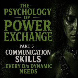 Psychology of Power Exchange Part 5 - Communication Skills Every D/s Dynamic Needs