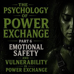 Psychology of Power Exchange Part 6 - Emotional Safety and Vulnerability in Power Exchange