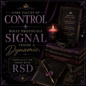 Core Values of Control: What Protocols Signal Inside a Dynamic, Especially for those with RSD