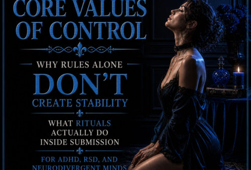 Core Values of Control: Why Rules Alone Don’t Create Stability - What Rituals Actually Do Inside Submission for ADHD, RSD, and Neurodivergent Minds