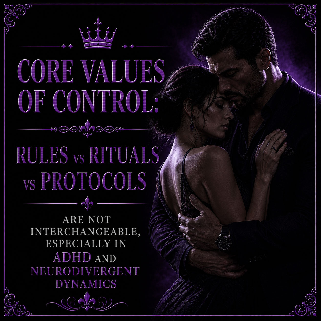 Core Values of Control: Rules vs Rituals vs Protocols Are Not Interchangeable, Especially in ADHD and Neurodivergent Dynamics