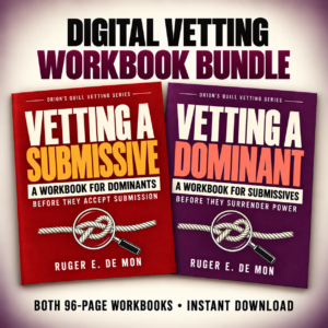Digital Vetting Workbook Bundle: Vetting a Dominant and Vetting a Submissive